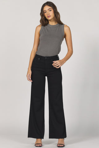 Fiona Wide Leg in Black Arrow