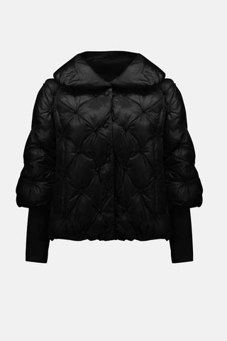 Pearl Quilted Puffer Trapeze Jacket