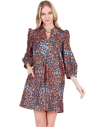 Corduroy Front Yoke Dress