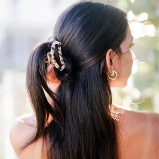 Open Hair Clip | Small | Blonde Tortoise