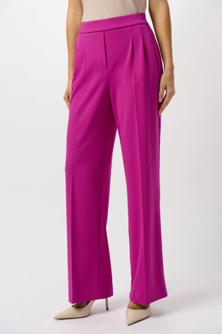 Scuba Crepe Wide Leg Pull-On Pants