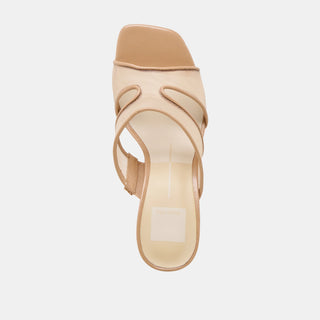 Gitel Heels Light Tan Mesh
