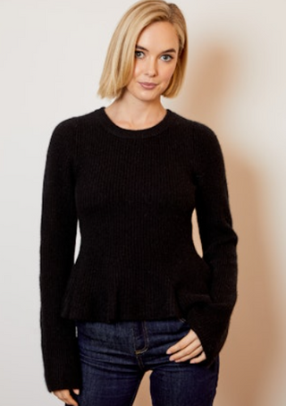 Bell Sleeve Fit & Flare Sweater