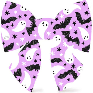 Spooky Season Glow-in-The-Dark Lady Dog Bow
