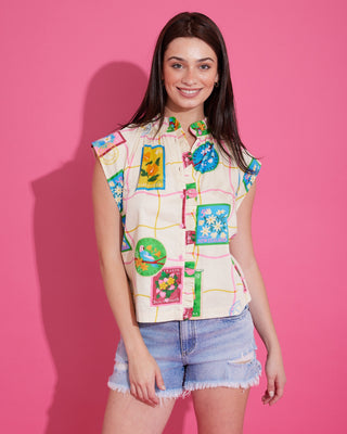 Birkin Top in Postcard