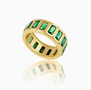 Peyton Emerald Band Ring