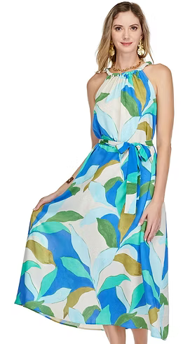 Braid Neck Halter Maxi