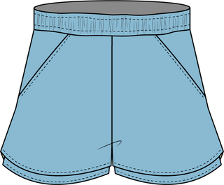 Daisy Short Sky Blue