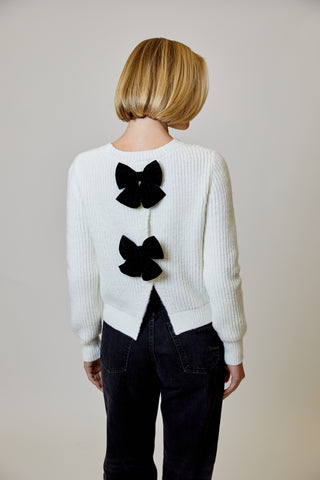 Velvet Bow Sweater