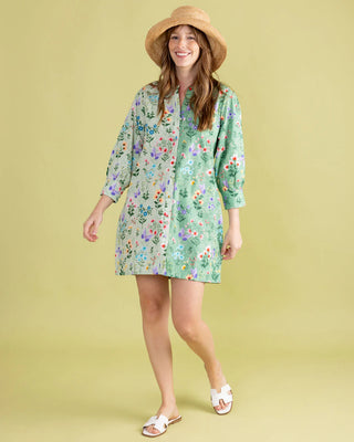 Paloma Dress in Mixed Botanical