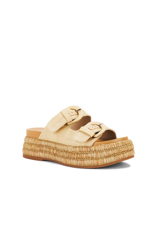 Witny Sandal Light Natural Woven Raffia