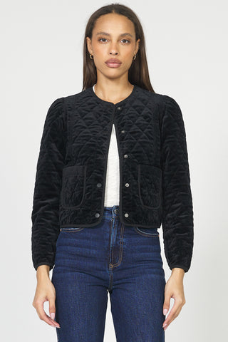 Kit Black Velvet Jacket