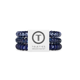 Spiral Hair Coils | Small | Nightfall Navy Hair Ties