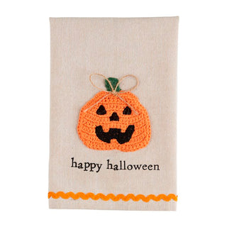 Happy Halloween Crochet Towel
