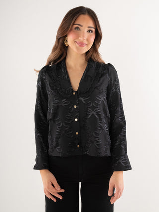 Cameron Top in Bow Lattice