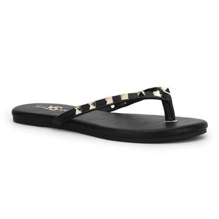 Rivington Stud Flip Flop Black