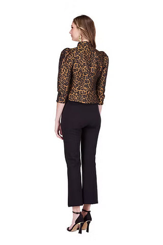 Stand Collar Cropped Jacket