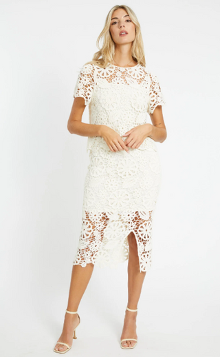 Daya Ivory Lace Skirt