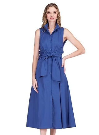 Back Wrap Maxi Dress Navy