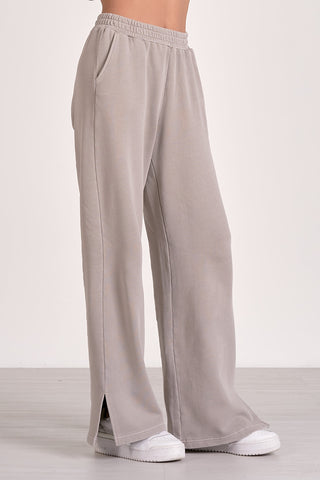 Grey Wide Leg Sweatpants