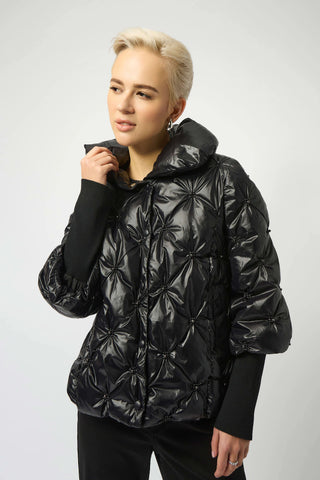 Pearl Quilted Puffer Trapeze Jacket
