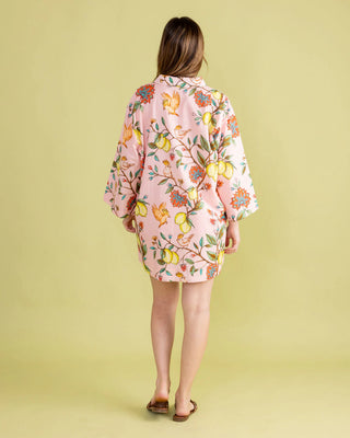 Colette Dress in Lemon Branch