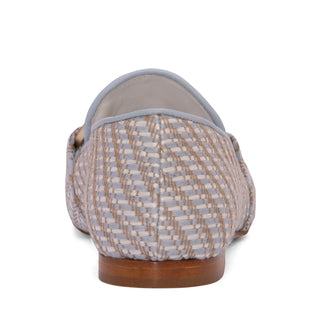 Calista Blue Leather Mix Loafer