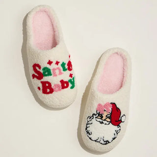 Santa Baby Holiday Slippers
