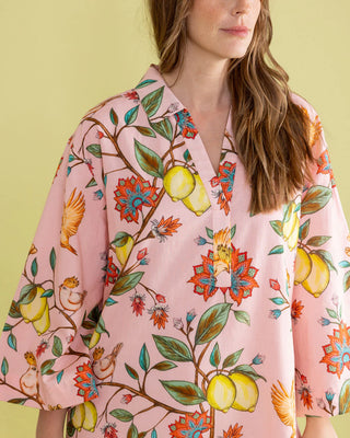 Colette Dress in Lemon Branch
