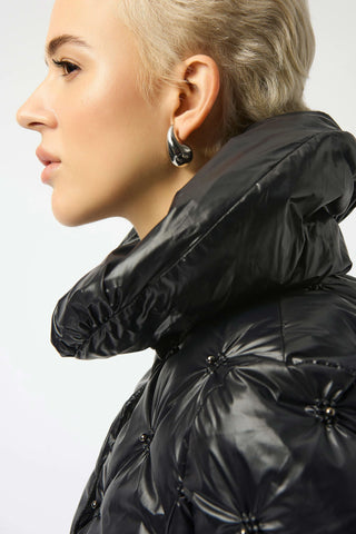 Pearl Quilted Puffer Trapeze Jacket
