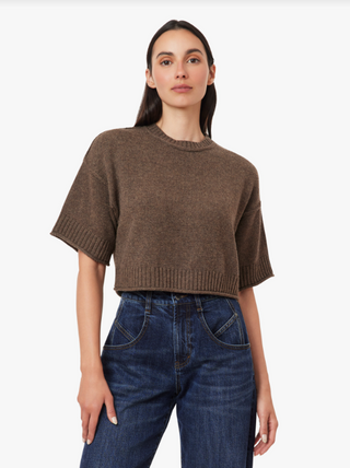 Crewneck Short Sleeve Sweater