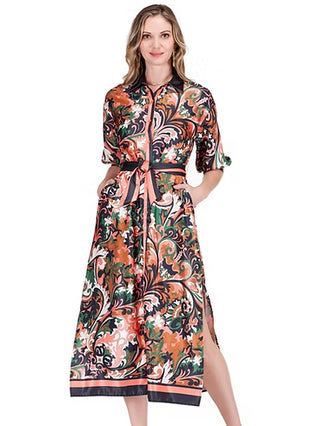 Maxi Shirt Dress Autumn