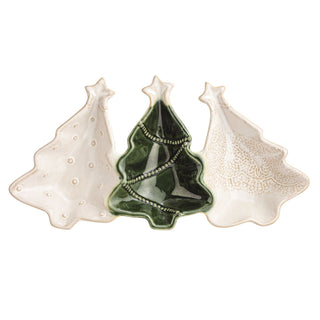 Tree Triple Tidbit Dish