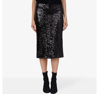 Sequin Midi Skirt