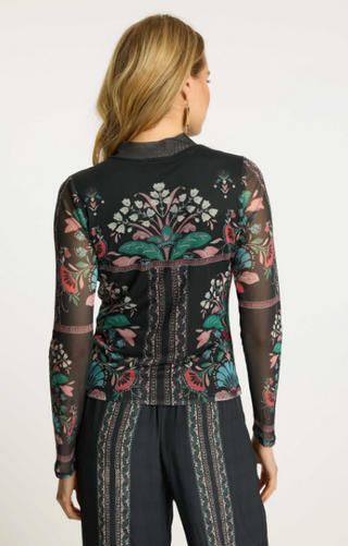 Marta Top in Twilight Bloom