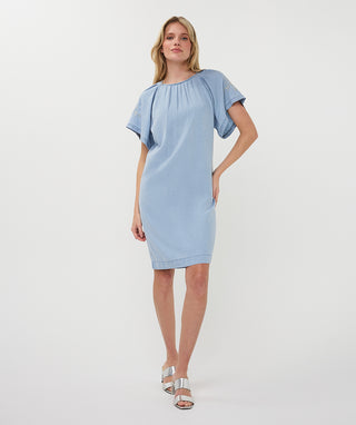 Dress Embroidery Chambray