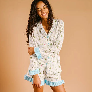 Sweet Dreams Pajama Shorts Set-Aprés Ski