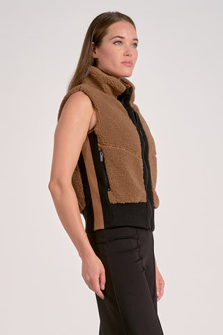 Tan Zip Up Vest