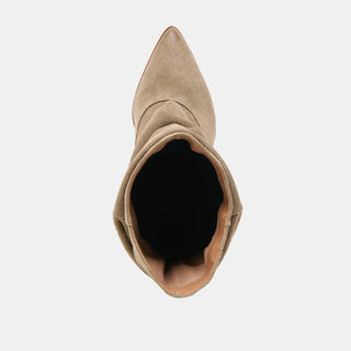 Talina Boots Olive Suede