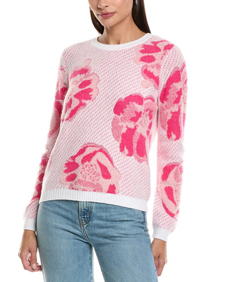 Rose Birdseye Jacquard Sweater