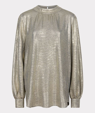 Blouse Fancy Foil Plisse
