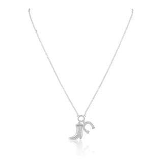 Savannah Western Necklace - Silver