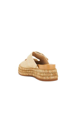Witny Sandal Light Natural Woven Raffia