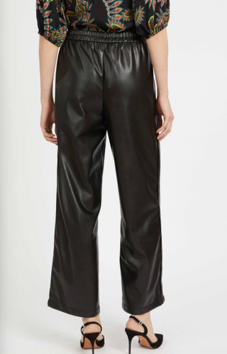 Max Pant in Black Vegan Leather