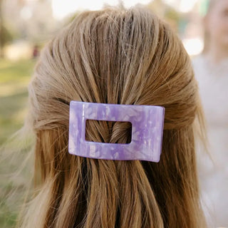 Flat Rectangle Hair Clip | Small