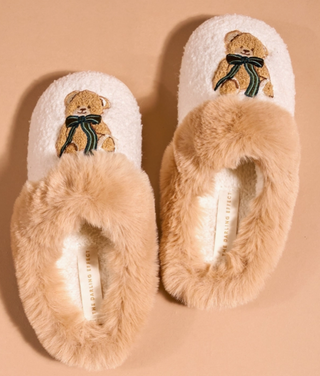 Dreamy Daze Slippers Teddy Bear Theo