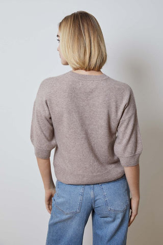 Short Sleeve Cashmere Tee