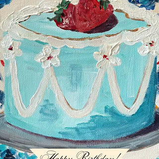 Strawberry On Top Birthday Greeting Card