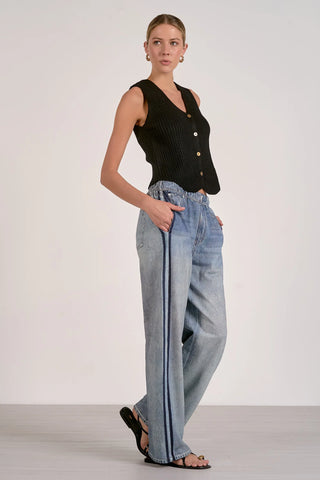 Jojo Denim Track Sweatpants