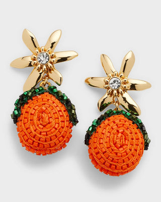 Positano Orange Earring